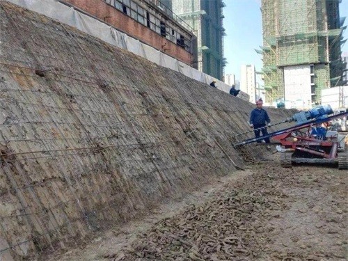 色达建筑边坡支护